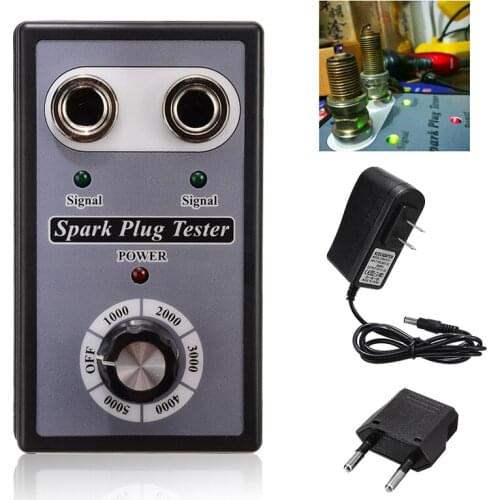 1pc Auto Dual Hole Car Spark Plug Tester Ignition Plug Analyzer Diagnostic Tool Detector Accessories