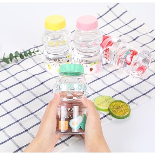 1Pcs 480ml Fruit Plastic Water Bottle Nice Gift Water Cup Portable Leak Proof BPA Free Travel Drinking Bottle