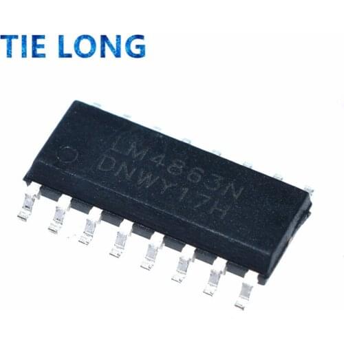 10PCS LM4863 SOP16 LM4863S SOP SMD new and original IC