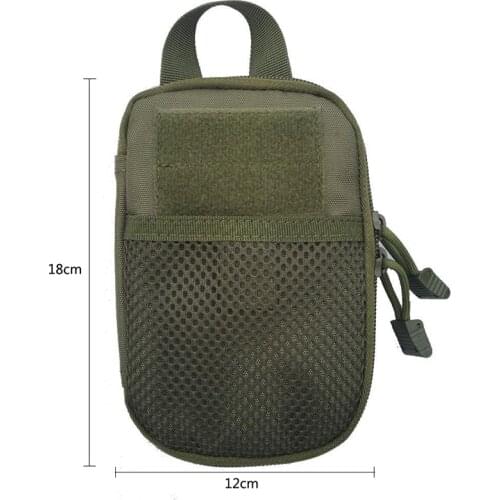 1000D Tactical Waist Bag Outdoor Bags Sport Molle Waist Fanny Pack Mobile Phone Case For Sport Bags