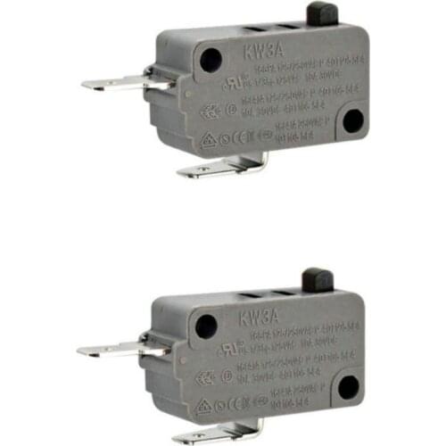 2Pcs Microwave Oven KW3A Door Micro Switch Normally Open DR52
