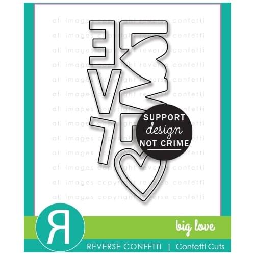 2021 AliliArts Metal Cutting Dies Big Love diy Scrapbooking Photo Album Decorative Embossing PaperCard Crafts Die