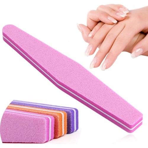 3/5/10Pcs Professional Sponge Nail File Nail Buffer GrindingPolishing Sanding Buffing Pedicure Nail Art Tools Manicure Care Tool