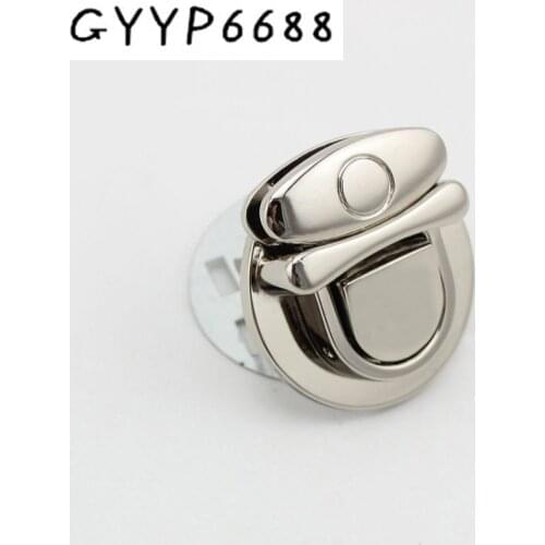 5sets 15sets High quality fashion lock hardware accessories female bag round lock push