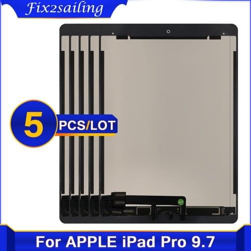 5PCS LCD Display For iPad Pro 9.7 A1673 A1674 A1675 Touch Screen Digitizer Panel Assembly Replacement LCD For ipad Pro 9.7 2016