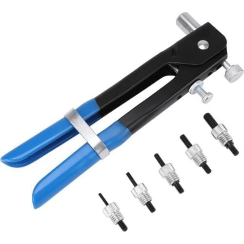 86Pcs/Set Blind Rivet Gun M3-M8 Rivet Nuts Nail Gun Heavy Duty Nut Threaded Insert Hand Riveting Kit Household Repair Tools