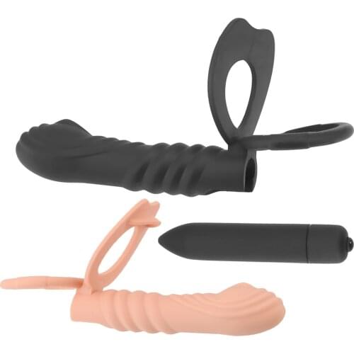 10 Frequency Double Penetration Butt Plug Anal Plug Vagina Massage Vibrator Penis Plug Adult Sex Toys For Men Couples Dildo