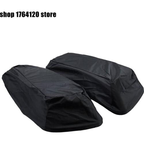 Motorcycle Saddlebag Lid Covers Bagger Audio Rain Dust Speaker Lids Waterproof For Harley Touring Street Electra Glide FLHX