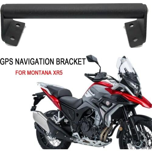For Excelle 400X 500X Motorcycle Navigation GPS Plate Bracket For Montana XR5 XR 5 Smartphone Stand Holder