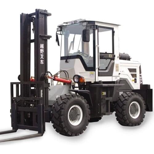 Diesel four-wheel drive off-road forklift 3 tons hydraulic pallet truck forklift loader stacker