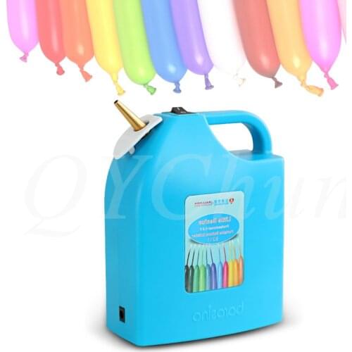Electric Inflator Rechargeable Long Balloon Inflator Portable Wireless Balloon Inflation Pump DC 12V