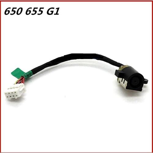 Laptop DC Power Jack Cable DC Charging Connector Port Wire Cord For hp ProBook 650 655 G1