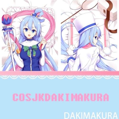 KonoSuba Gods Blessing on This Wonderful World Aqua Anime Dakimakura Girls Body Hugging Pillow Cover Case Bedding Exquisite