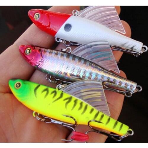 Hot selling 6pcs fishing VIB lure 6.5cm/14g artificial fishing lure wobbler lure hard bait fishing equipment crank lure