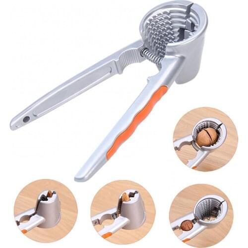 Multifunction Nut Cracker Opener Sheller Chestnut Walnut Clamp Pliers Home Tool