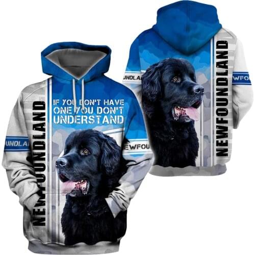 Newfoundland hoodie 3D Printed Hoodies Fashion Pullover Men For Women Sweatshirts Sweater Cosplay Costumes