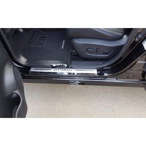 For Nissan Qashqai J11 2015 -- 2018 Car AccessoriesDoor Sill Scuff Plate Stainless Steel Door Sills Pedal Car Styling