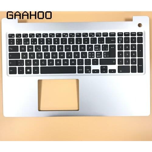 Brand new original laptop SW keyboard for DELL INSPIRON15-5000 5570 5575 palmrest assembly SWISS keyboard SLIVER
