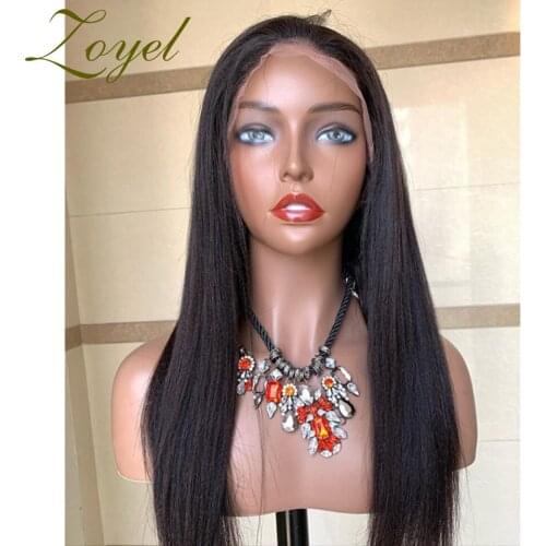 Zoyel #350 Orange Red Long Hair Wig Heat Resistant Cosplay Wig Glueless Straight Lace Front Synthetic Wigs for Black Women