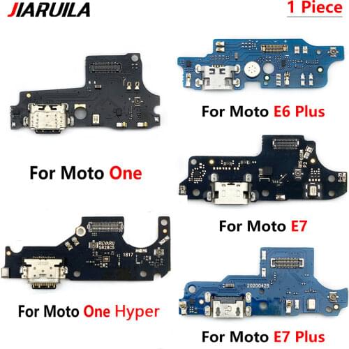 USB Charging Port For Moto G7 G8 Play G8 Power Lite One Fusion One Macro One Hyper Connector Board Flex Cable With Microphone