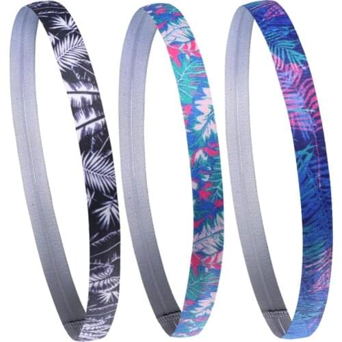 Football Yoga Hair Bands Anti-slip Elastic Women Colored Sweatband Thin Hair Wear Unisex Hair Sport Headband Accessories #274675