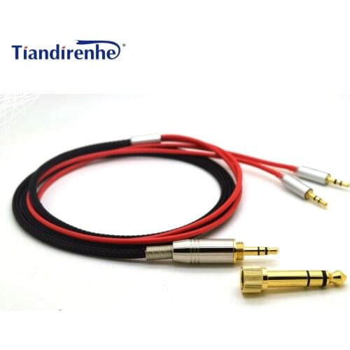 Replacement Cable for Hifiman HE400S HE-400I HE560 HE-350 HE1000 V2 Headphone 3.5mm male 6.35mm to 2x 2.5mm Male Audio HIFI cord