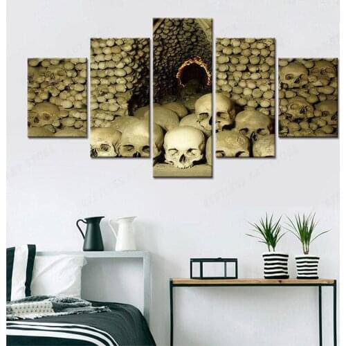 Modern Watercolor Canvas Wall Art Paintings Pictures Artworks Accessories Halloween Horror Movie Charactor Printed Poster