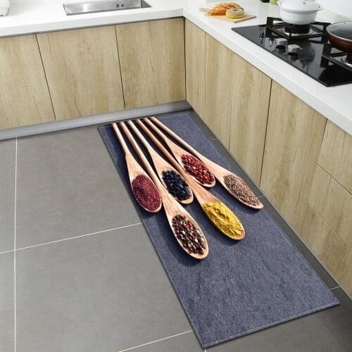Modern Kitchen Rug Entrance Doormat Bedroom Living Room Children Floor Decor Carpets Home Bathroom Balcony Hallway Anti-Slip Mat
