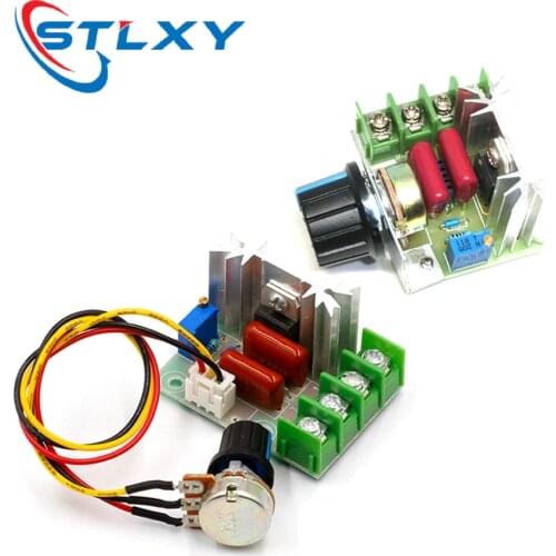 AC 220V 2000W SCR Voltage Regulator Dimming Dimmers Motor Speed Controller Thermostat Electronic Voltage Regulator Module