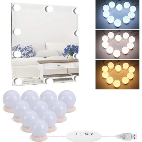 Vanity Lights for Mirror Big DIY Hollywood Style Makeup Lights Stick on, LED Bathroom Mirror Lights for Makeup Vanity Light Bulb