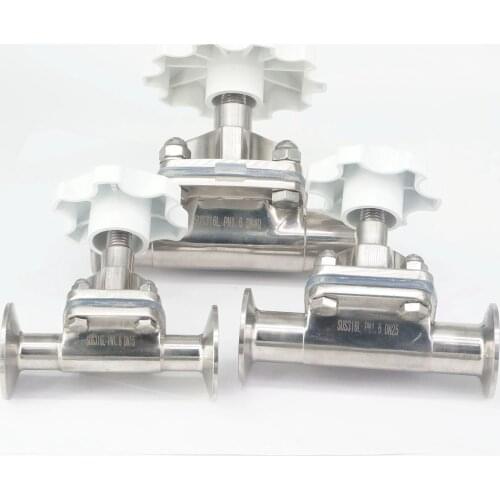 1/2" 3/4" 1'' 1.2" 1.5",2" 316 Stainless Steel 0.5" 1.5" 2" Tri Clamp Sanitary Diaphragm Valve Brew Beer