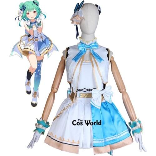 YouTuber Vtuber Hololive Uruha Rushia Idol Dress Uniform Outfit Customize Cosplay Costumes