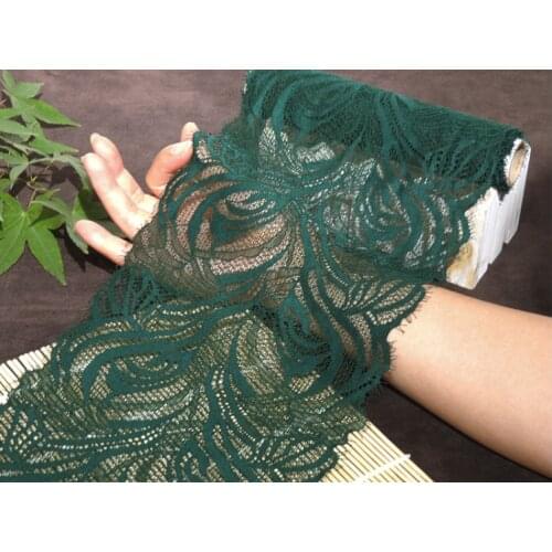 1 Meter Hot Lace Trim Green Grey Elastic Lace Ribbon Stretch Garment Curtain Decoration Lace Lingerie Bra Accessories