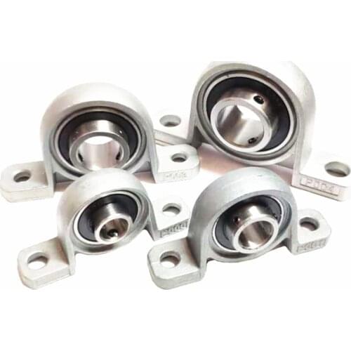 1pcs Bore Ball Bearing Pillow Block Mounted Support Caliber Zinc Alloy Mounted Ball Bearing KP08 Pillow Block 8/10/12/20mm