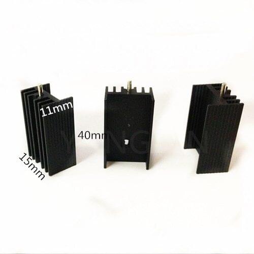 10PCS aluminum heatsink 15*11-40MM/ Heat sink/to-220 Aluminum heatsink/Transistor heat sink/to-220 HEATSINK