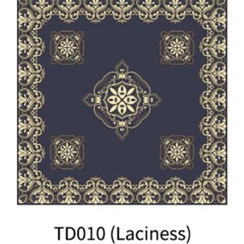 100pcs/set Floral Laces Porcelain Tile Stickers Bathroom Living Room Floor Decals Waterproof Home Decoration Wallpaper 10*10cm