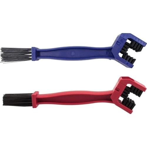 2 Pack Bike Chain Cleaning Brush Motorcycle Plastic Chain Scrubber Cleaning Tool Outdoor Cycle Biking Entertainment