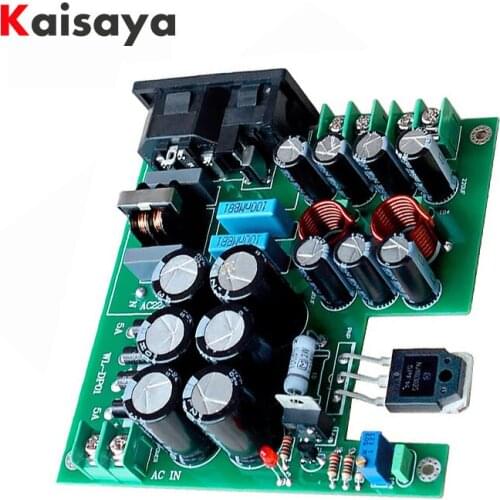 3-stage Filtering 50W DC Linear Power Supply DC12V For Upgrade Audio Speaker HiFi amplifier A8-009
