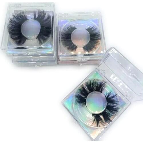 3D 5D Mink Lashes 25mm Makeup Fluffy Mink Eyelashes Wholesale Maquillaje Natural Lashes Bulk Lash Vendors Fake Eyelashes