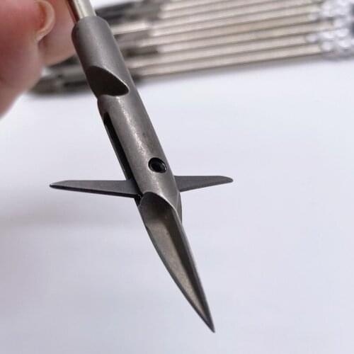 5/10pcs Stainless Steel Broadheads Arrowhead Bow Fishing Slingshot Arrow Hunting Shooting Fishing Darts Outdoor Equipment Tools