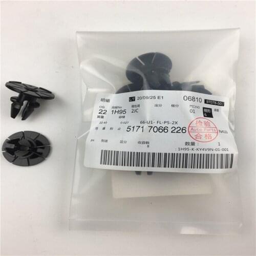 4pcs/lot 51717066226 Auto Accessories New Clip Car Expansion Rivet Button Plastic Clips For BMW 1' 3' 4' 5' X4 X5 X6