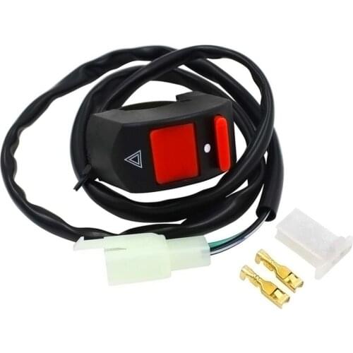 7/8 Motorcycle ATV Bike Handlebar Accident Hazard Light Switch ON OFF