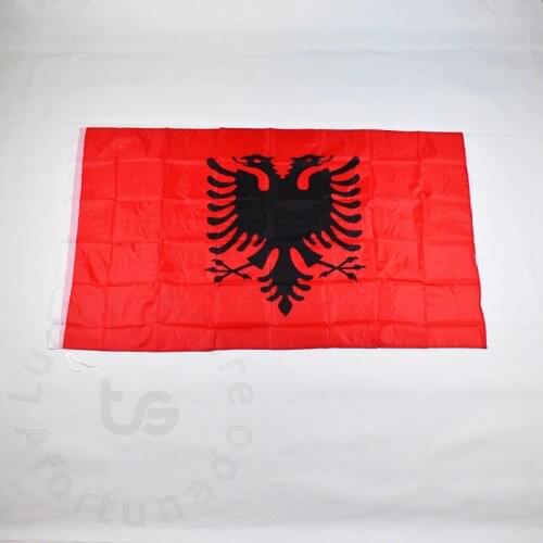 Albania 90*150cm flag Banner Hanging Albania National flag for meet,Parade,party.Hanging,decoration