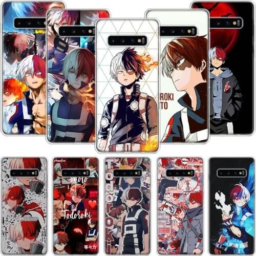 My Hero Academia Todoroki Shoto Phone Case For Samsung Galaxy S10 S20 S21 S9 S8 S7 Note 10 20 9 8 FE J4 J6 Ultra Plus Lite Pro
