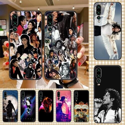 Dancer Michael Jackson Phone case For Huawei P Mate P10 P20 P30 P40 10 20 Smart Z Pro Lite 2019 black pretty shell trend hoesjes