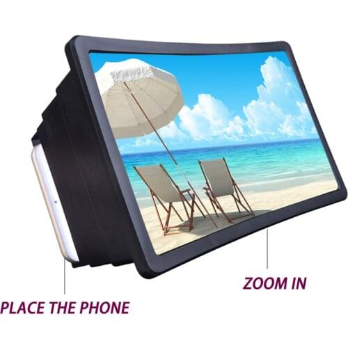Mobile Phone Video Screen Magnifier Amplifier Expander Stand Holder for 3D Movie Display