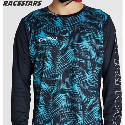 DHARCO 2021 Motocross GP Bike Long Sleeve MTB DH MX Jersey Riding Spexcel Cycling bike ATV Downhill Mountain jersey Quick dry