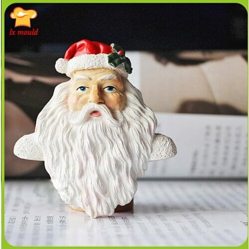 Exclusive New Chocolate handmade soap molds Claus sugar molds tools