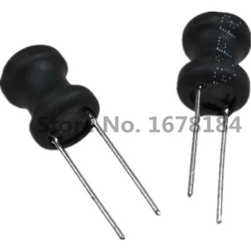 100pcs 10UH 22UH 33UH 47UH 68UH 100UH 150UH 220UH 1MH 10MH Power DIP H inductor DR CORE 0810(8*10mm)