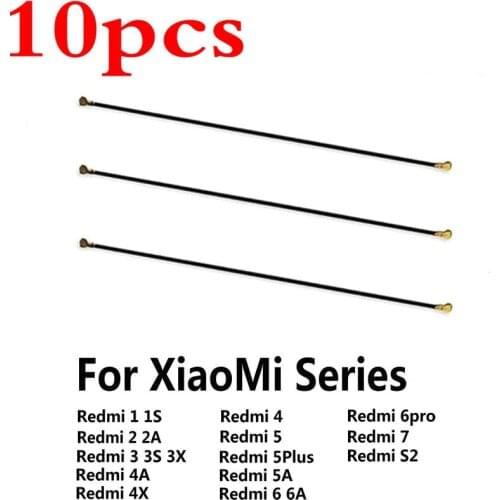 10pcs New Coaxial Connector Wifi Signal Antenna Flex Cable for Xiaomi Redmi 1S 2 2A 3 3S 3X 4 4A 4X 5A 5 Plus 6 6pro 7 S2